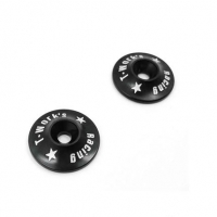 T-Work's 1/8 Aluminum Wing Washer (Black)
