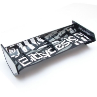 Bittydesign 1/8 Buggy & Truggy plastic wing set (Black)