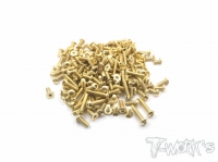 TWORKS GSS-S35-3 Gold Plated Steel Screw Set 181pcs. ( For SWORKZ S35-3 )