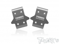 T-Works Stainless Steel Front Chassis Skid Protector ( Mugen MBX8R) 2pcs.
