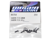 Mugen Seiki 2x6mm SJG Flat Head Hex Screw (10)