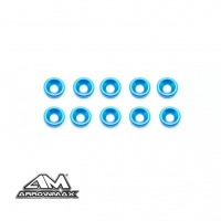 Alu M3 Countersink Washer-blue (10)