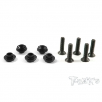 T-Work's Aluminum Servo Washer (Black) (5)