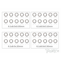 T-WORK's TA-095-6 6mm Shim Washer Set