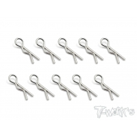 T-Work's TA-121L-S Bent Body Clips L (10pcs)