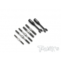 T-Works For Mugen MBX8/MBX8R Titanium Turnbuckle Set