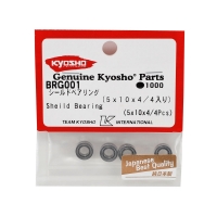 Kyosho 5x10x4mm Metal Shielded Ball Bearings (4)