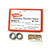 Kyosho 10x15x4mm Metal Shielded Ball Bearings (2)