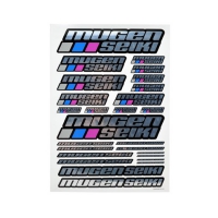 Mugen Seiki Large Decal Sheet (Chrome)