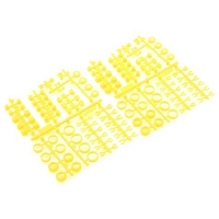 Sworkz S35-3 Series Colorful Plastic Inserts Set (Yellow) (2 Sets)