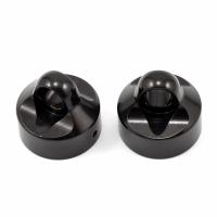 XRAY XB8 Aluminum Shock Cap Nut (Black) (2)