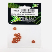 Xceed Washer M3 conical Alu Orange (10)