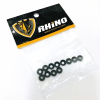 RHINO Washer M3 Conical Alu Black (12)