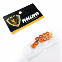 RHINO Washer M4 Conical Alu Orange (10)