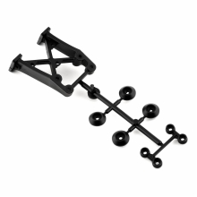 2 Perni Cerniera Braccio Inferiore Anteriore Mugen Seiki MBX8, X8/E, X8T/E, X7. Ricambi E2115a. - Foto 3